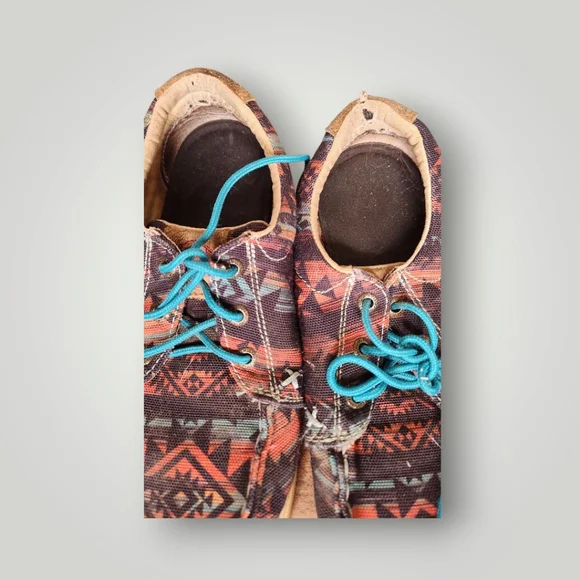Twisted X Hooey Loper Aztec Womens Size 7.5 M Southwestern Cowgirl Colorful - Picture 3 of 14